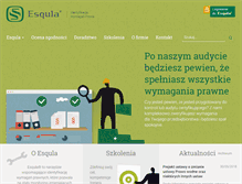 Tablet Screenshot of esqula.pl